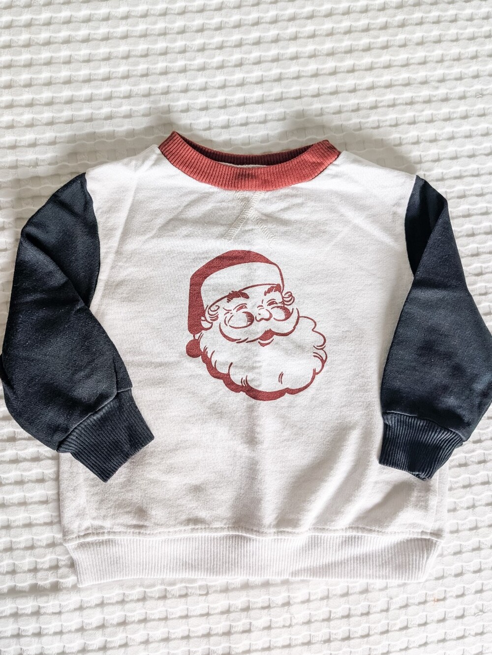 NWOT June And Grey Vintage Santa Christmas Sweatshirt